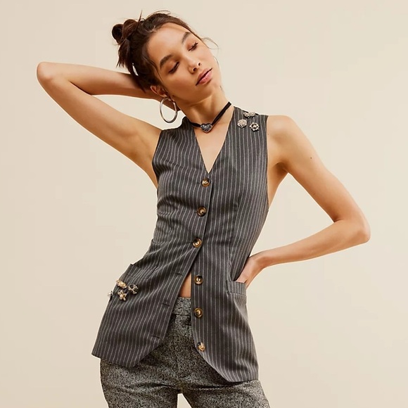 NWT Tricia Fix Menswear Vest